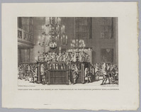 KG 07453
<br/>
Geschiedenis godsdiensten: Tonen van de Wetten op de Joodse Verzoendag
<br/>
<em>Hulk Jacobsz., Abraham (1751-na 1817)</em>